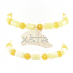 Wholesale opaque amber color bracelet